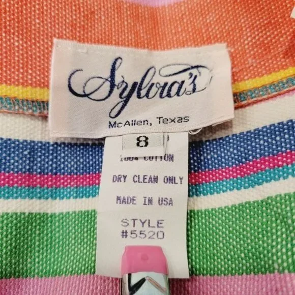 Vintage 80's hippie boho ranch Southwestern ethnic wrap skirt 8 - Picture 4 of 7